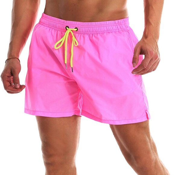 Men's Swim Trunks Quick Dry Beach Shorts Swimwear Bathing Suit